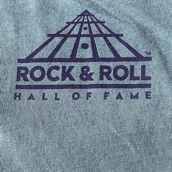 Rock & Roll Hall of Fame Ombré Grey Screen Print Short Sleeve T-shirt Size Small - Picture 6 of 7